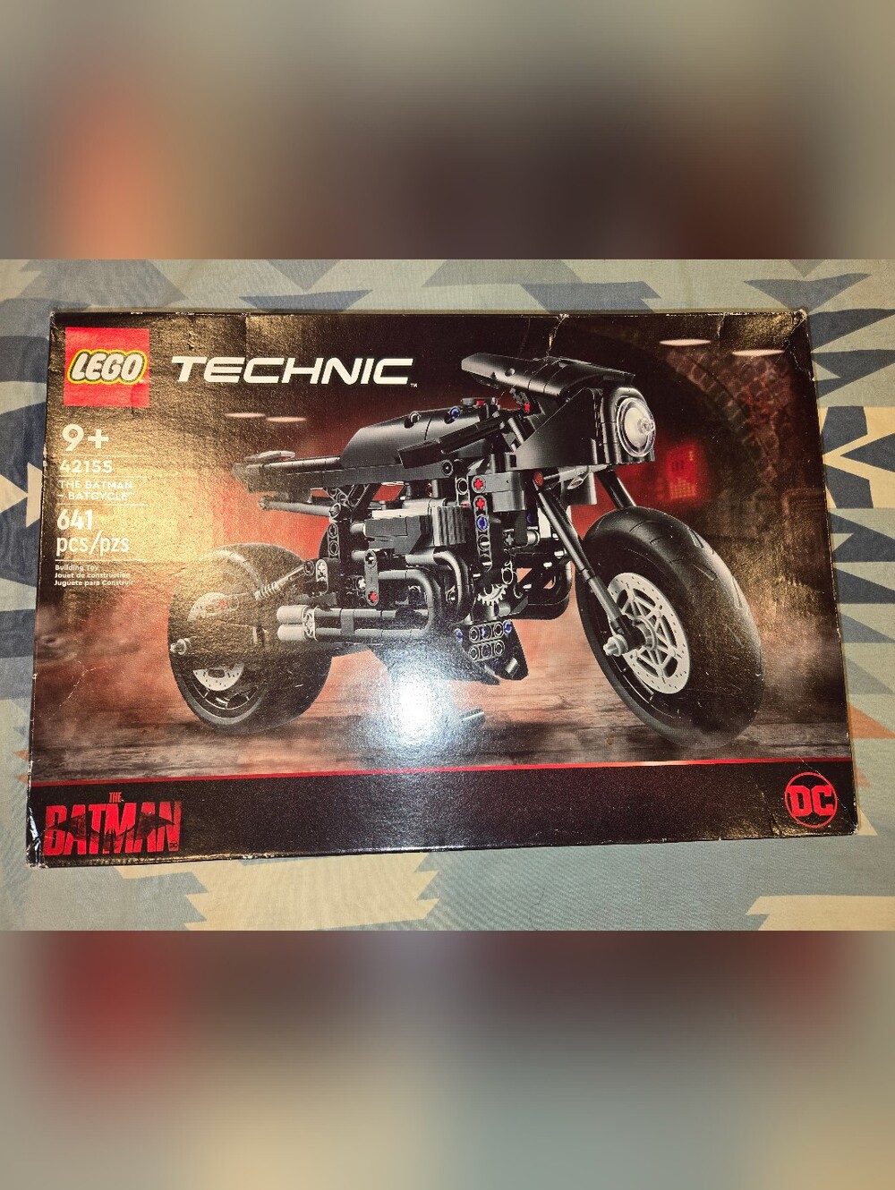 Lego Technic Black Batman Batmoto Model